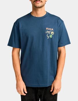Camiseta RVCA DEEP THINK - Moody Blue