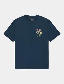 Camiseta RVCA DEEP THINK - Moody Blue