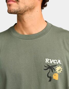Camiseta RVCA DEEP THINK - Sage Leaf