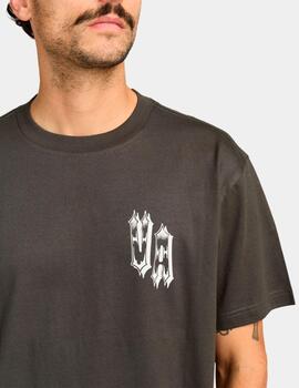 Camiseta RVCA DOUBLE TROUBLE - Pirate Black