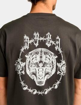 Camiseta RVCA DOUBLE TROUBLE - Pirate Black