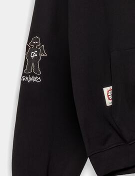Sudadera Grimey Capucha THE SHELTER - Black
