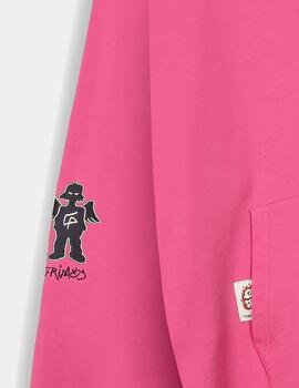 Sudadera Grimey Capucha THE SHELTER - Fucshia