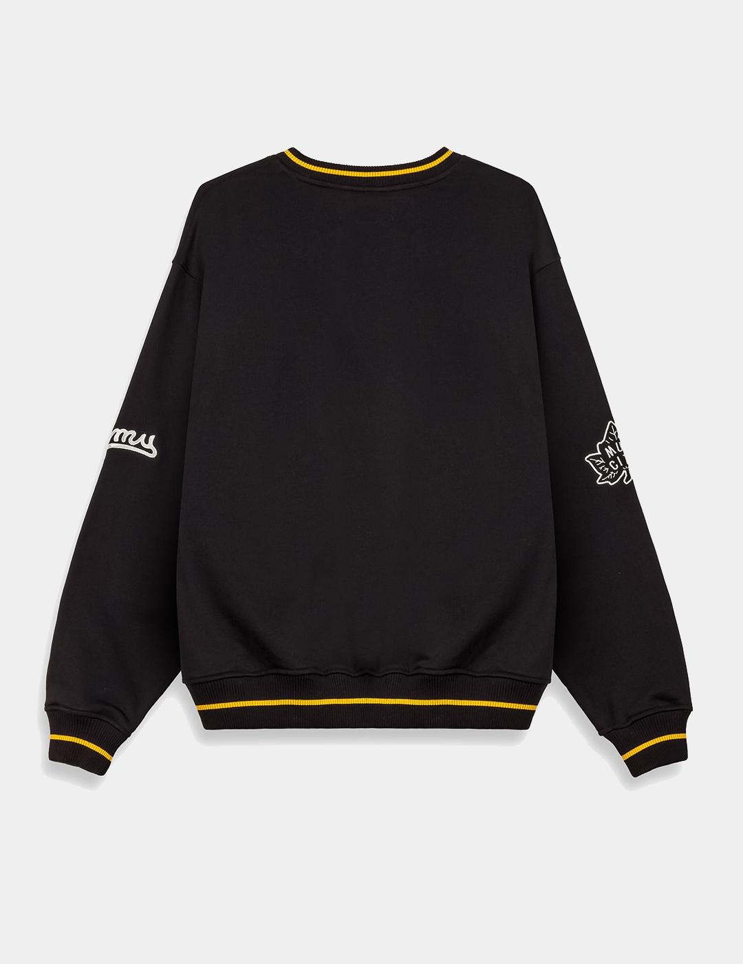 Sudadera Grimey MUD'S THE RESIDENCE - Black