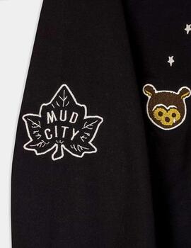 Sudadera Grimey MUD'S THE RESIDENCE - Black