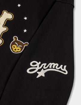 Sudadera Grimey MUD'S THE RESIDENCE - Black
