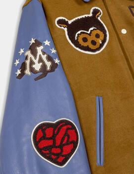 Cazadora Grimey MUD'S THE RESIDENCE BASEBALL- Brown