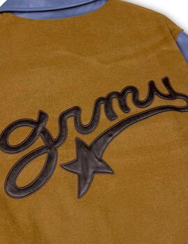 Cazadora Grimey MUD'S THE RESIDENCE BASEBALL- Brown