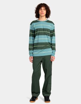 Camiseta ELEMENT LOWCASE PIGMENT LS - Treillis/Jungle Gree