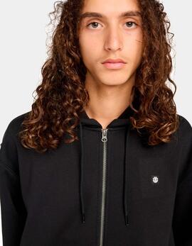 Sudadera Capucha ELEMENT Abierta ICON RAIN - Flint Black