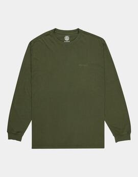 Camiseta ELEMENT LOWCASE PIGMENT LS - Rifle Green