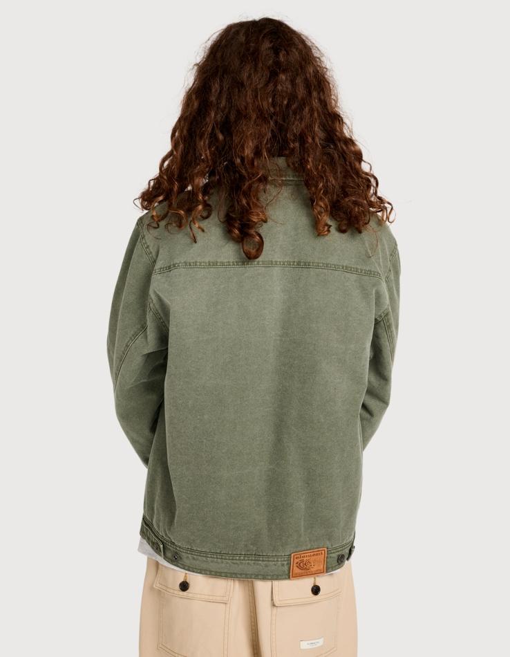Cazadora ELEMENT TRUCKER CANVAS - Forest Night