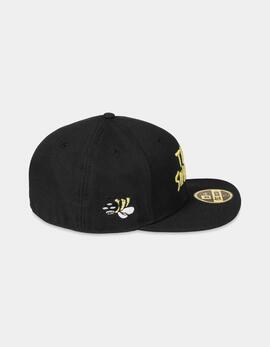 Gorra GRIMEY THE SWARM DC X GRMY RAW HONEY- Black