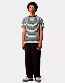 Camiseta CARHARTT WIP VERNER POCKET - Black / Wax