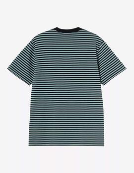 Camiseta CARHARTT WIP VERNER POCKET - Black / Citadel
