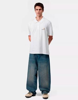 Polo  AMERICAN SCRIPT - White
