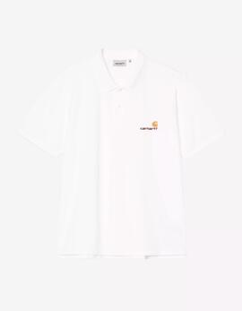 Polo  AMERICAN SCRIPT - White
