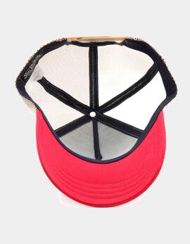 Gorra VON DUTCH SQUARE16 - Red/Dark Navy/Beige