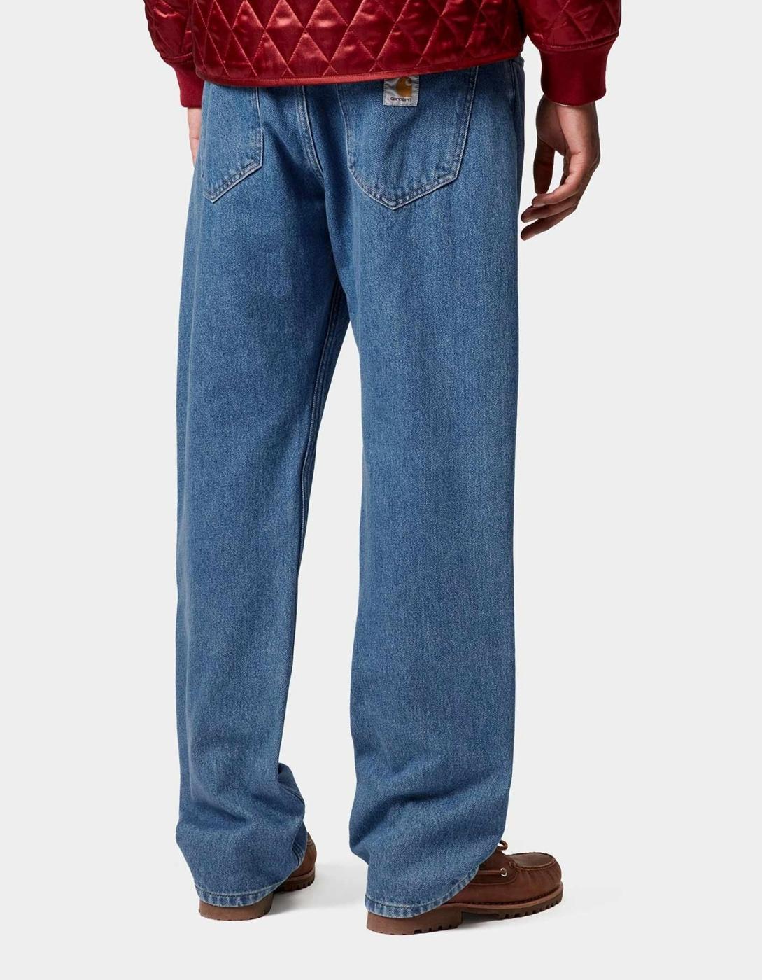Pantalón CARHARTT WIP  NOLAN - Blue Heavy Stone