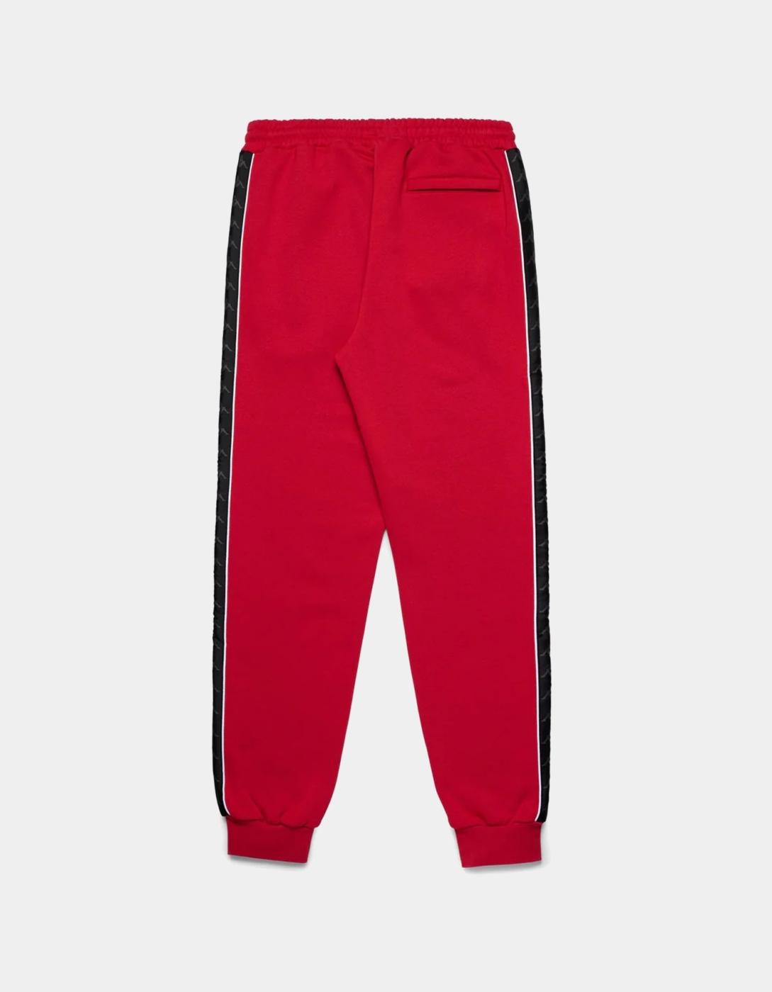 Pantalón KAPPA ALANZ 4 - Red Racing/Black/White