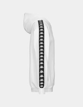 Sudadera Capucha KAPPA MADISON 2 - White/Black