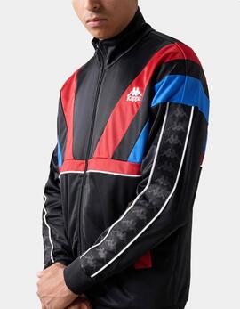 Chaqueta KAPPA ORLANDO - Black/Red Racing/Blue Sea