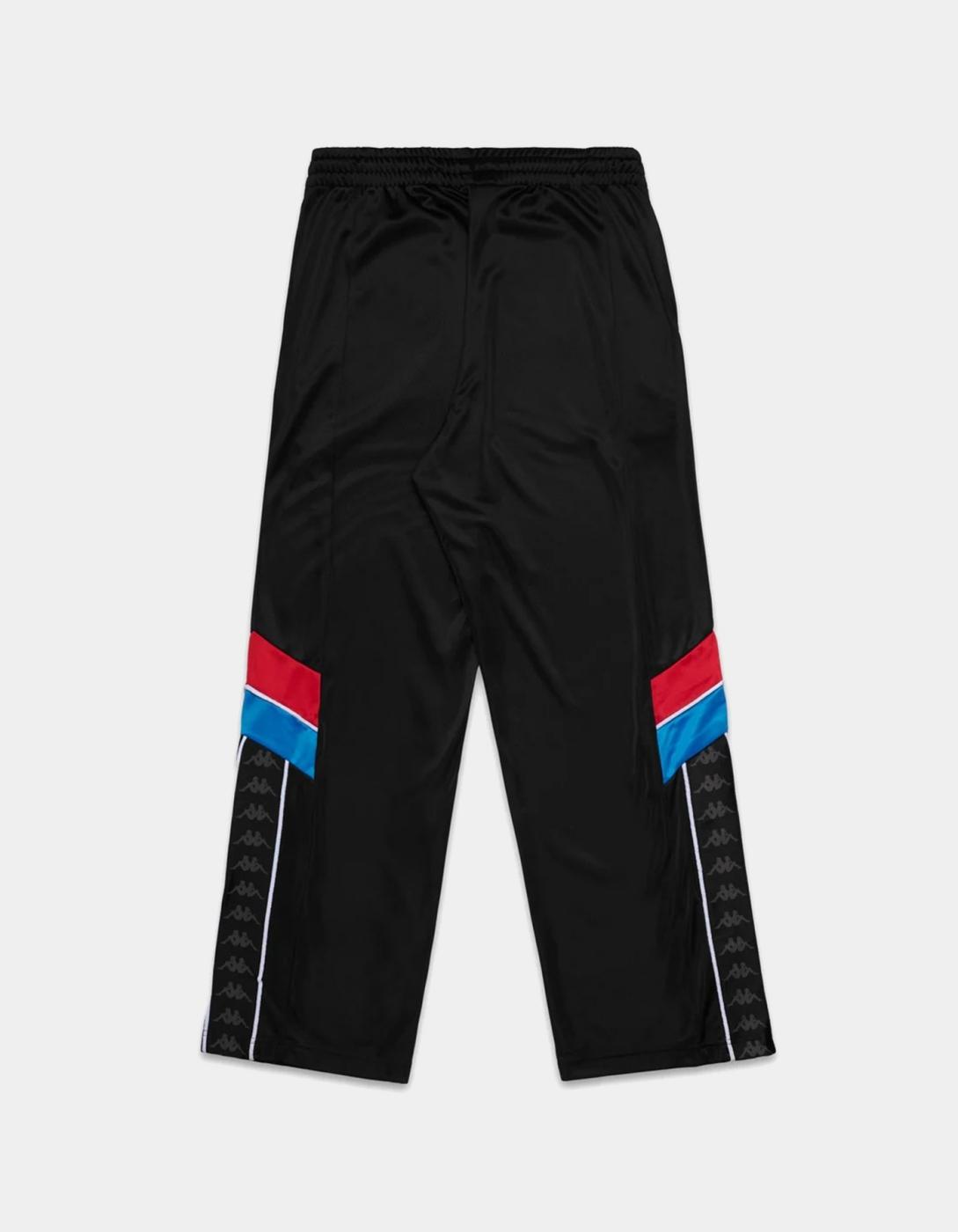 Pantalón KAPPA ORESTE - Black/Red Racing/Blue Sea
