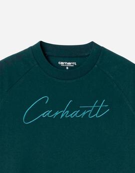 Camiseta CARHARTT WIP W' RAY - Deep Lagoon