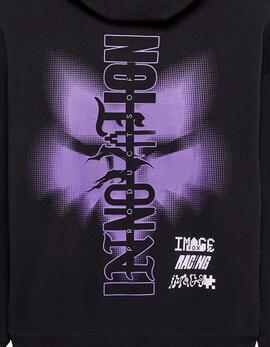 Sudadera Capucha FOX IMAGE PHANTOM OVERSIZED - Black