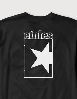 Camiseta ETNIES STAR - Black/White