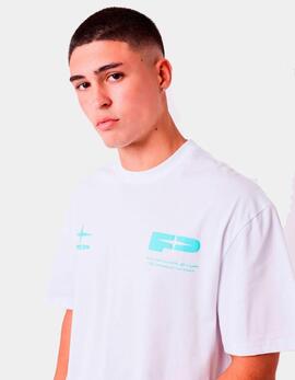 Camiseta PXP 2512022 - Blanco/Turquesa