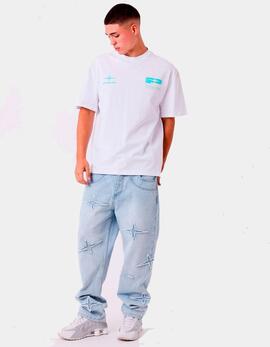 Camiseta PXP 2512022 - Blanco/Turquesa