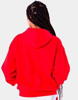 Sudadera Capucha Abierta PXP 2534000 - Rojo