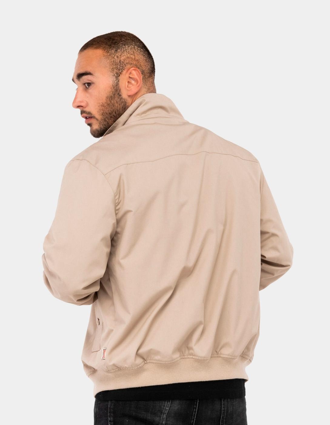 Cazadora LONSDALE HARRINGTON CLASSIC - Sand/Black Tartan