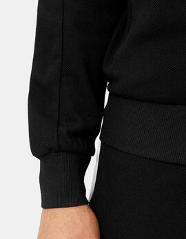 Sudadera Cap. Abierta LONSDALE MARTHALL - Black/White