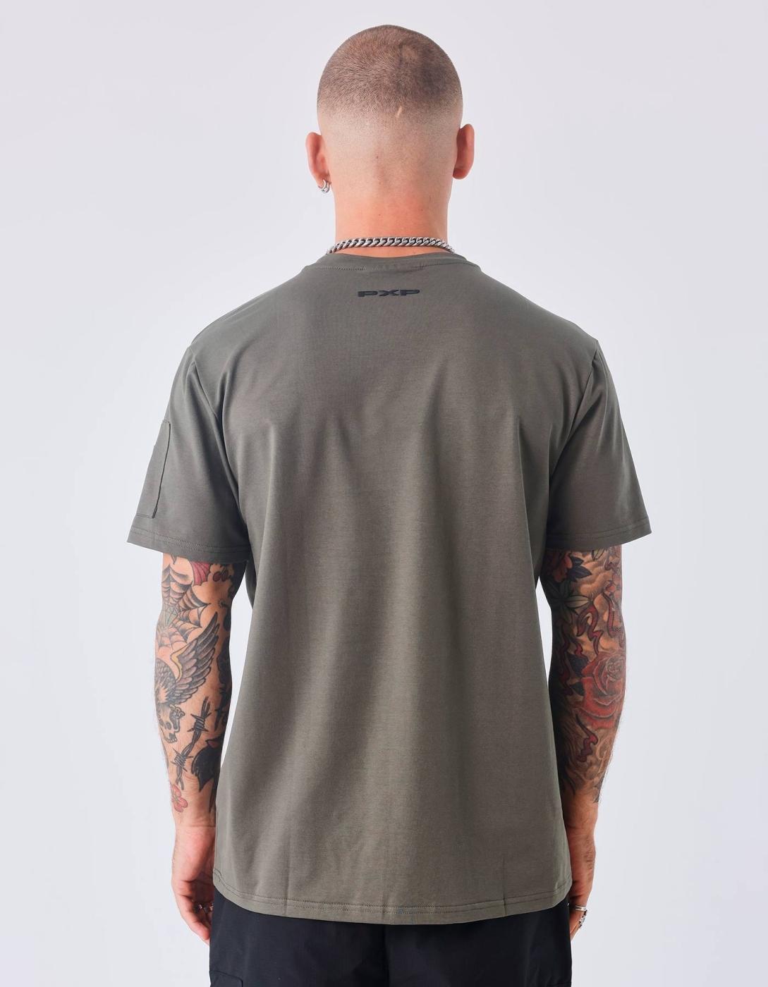 Camiseta PROJECT X PARIS 2511011 - Verde Oliva Oscuro