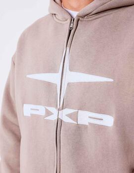 Sudadera Capucha Abierta PROJECT X PARIS 2534000 - Topo