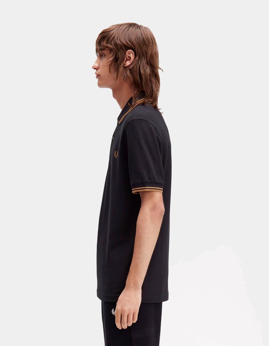 Polo FRED PERRY M3600 - Black/Shadedston
