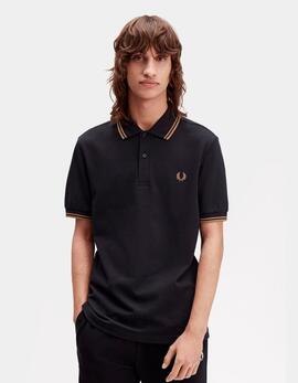 Polo FRED PERRY M3600 - Black/Shadedston