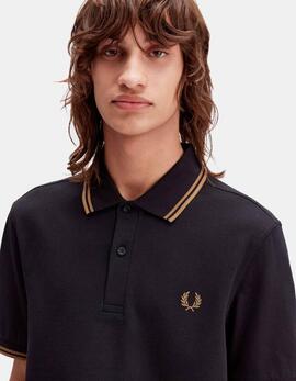 Polo FRED PERRY M3600 - Black/Shadedston