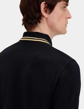 Polo FRED PERRY M12 - Black/Gold