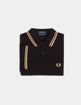 Polo FRED PERRY M12 - Black/Gold