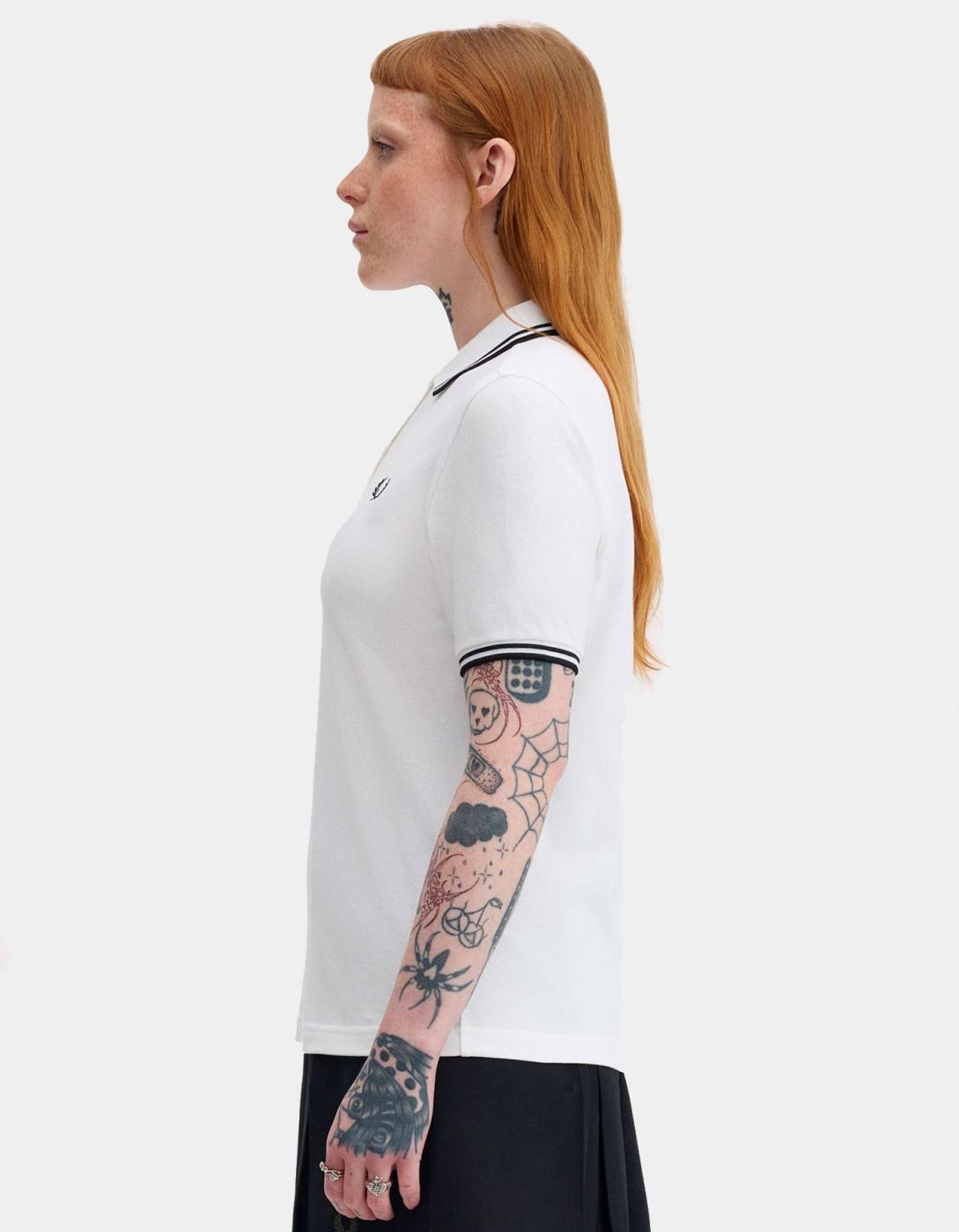 Polo FRED PERRY G3600 - White/Black