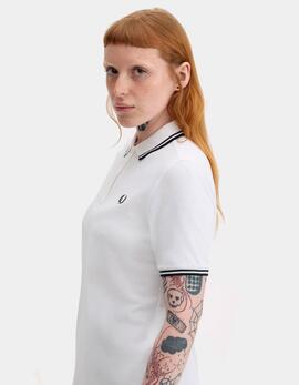Polo FRED PERRY G3600 - White/Black