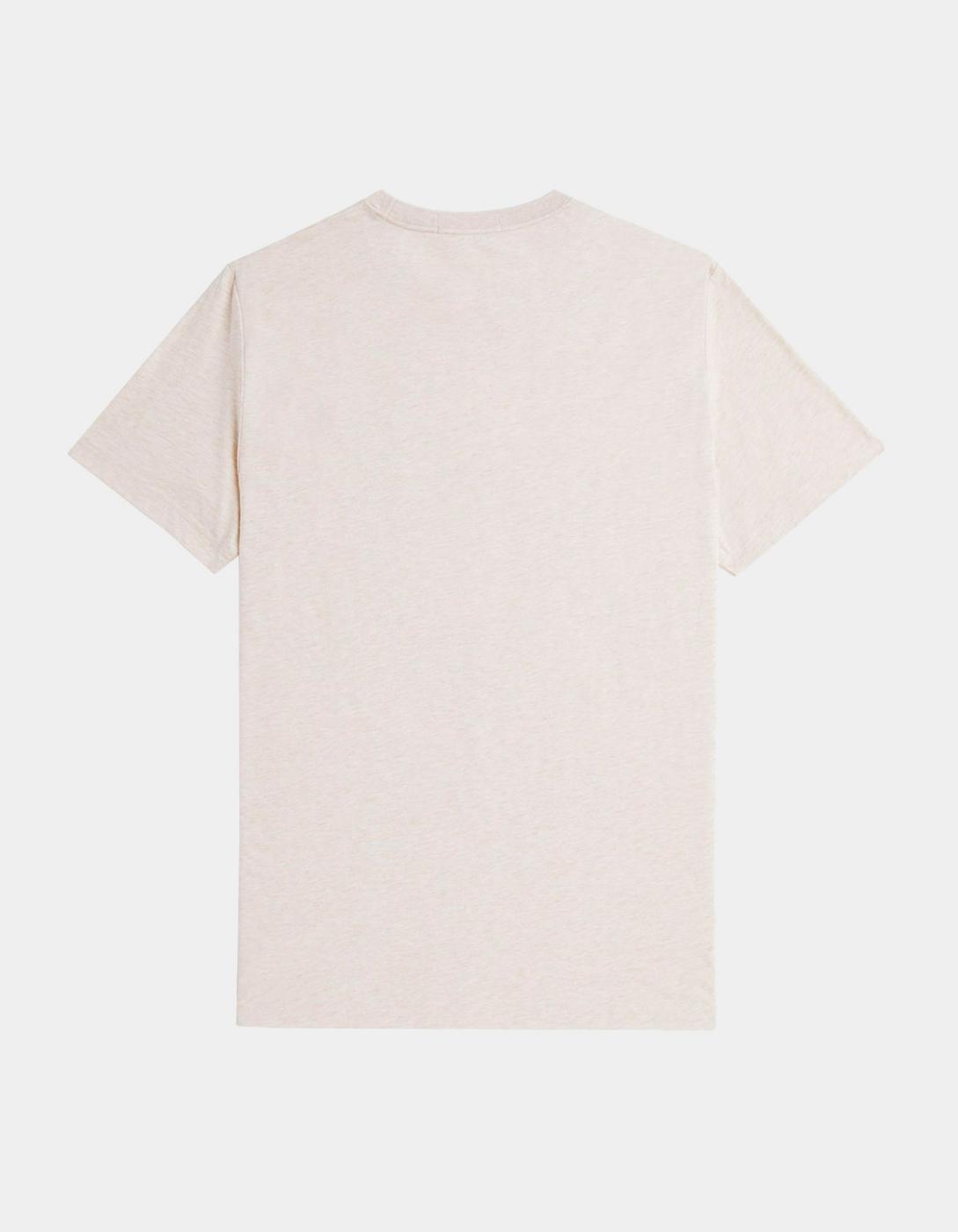 Camiseta FRED PERRY M1600 - Porridge Marl/Anchor Grey