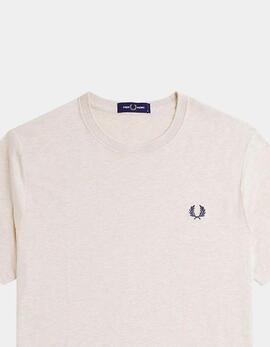 Camiseta FRED PERRY M1600 - Porridge Marl/Anchor Grey