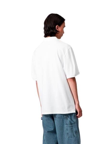 Polo CARHARTT WIP SCRIPT - White / Black