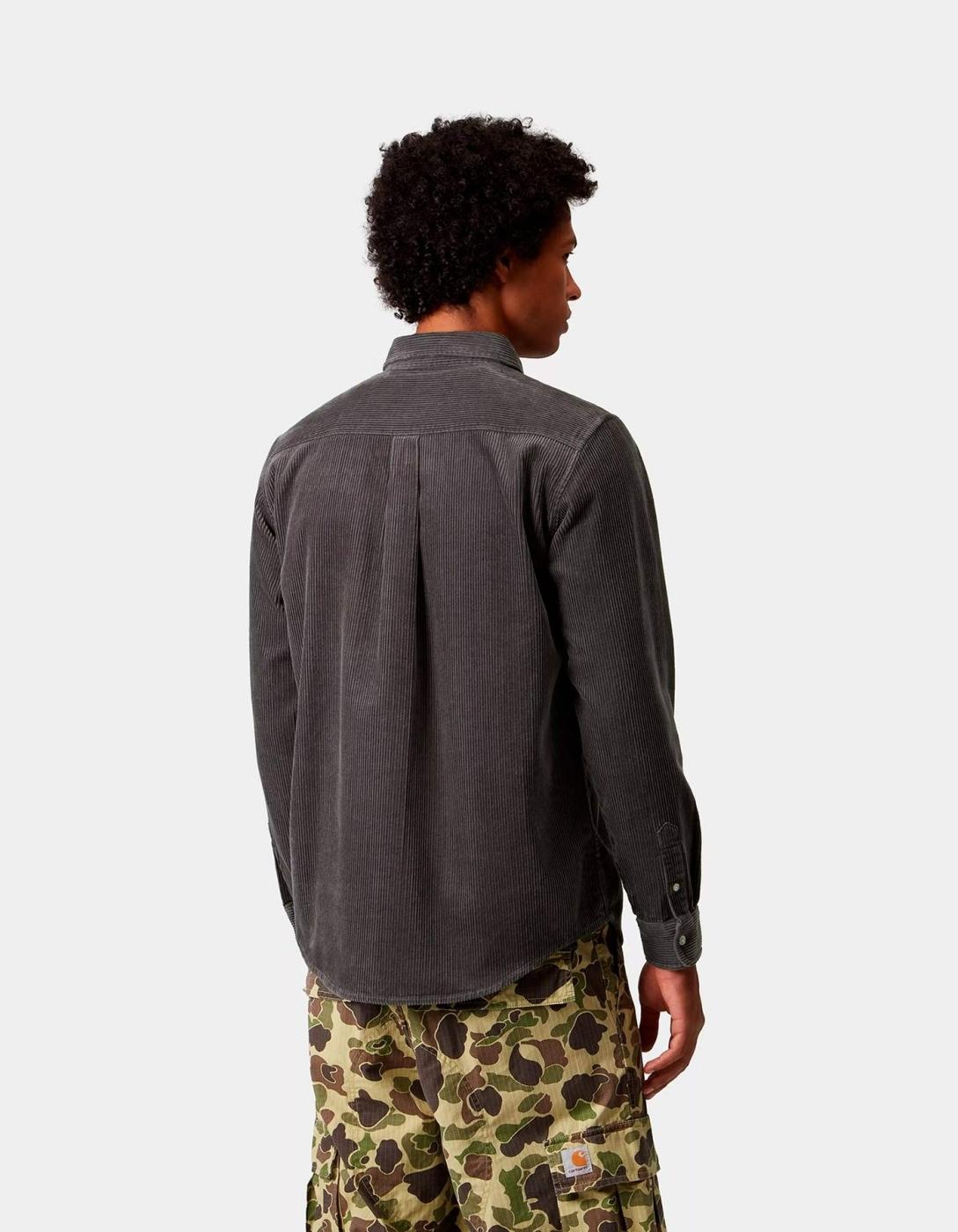 Camisa CARHARTT WIP MADISON CORD - Graphite / Graphite