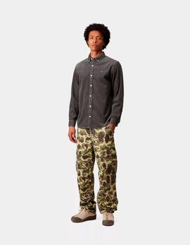 Camisa CARHARTT WIP MADISON CORD - Graphite / Graphite