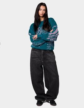 Pantalón GRIMEY ROYAL PAW BIG BOY DNM - Washed Black